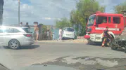 Ayvalık'ta kontrolden çıkan otomobil bahçeye daldı: Sürücü mucizevi şekilde kurtuldu