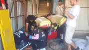 Antakya sanayisinde yük asansörü kabusu: Bir işçi yaralandı