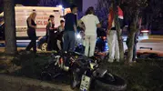 Talas Bulvarı'nda otomobil ile motosiklet çarpıştı: Bir kişi hastanelik oldu