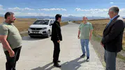 Sarıkamış’ta ulaşım seferberliği: Şehitemin ve Gecikmez köylerine beton yol yatırımı