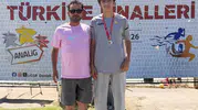 Erzincanlı sporcu Denizli'deki finalde podyuma çıktı