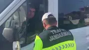 Erzincan'da jandarmadan okul yollarında sıkı güvenlik denetimi
