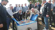 Beldağ köyünde 20 hektarlık tarım arazisi modern sulama sistemine kavuştu