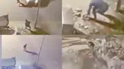 Anamur'da dehşet anları: Tartıştığı kişilere aracını sürdü, çukura uçtu