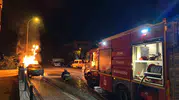 Uşak'ta park halindeki araç küle döndü: Kundaklama şüphesiyle soruşturma başlatıldı