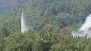 Kozan'da kontrol altına alınan ormanlık alanda alevler yeniden yükseldi