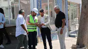 Tavas Belediye Başkanı Kadir Tatık'tan Çarşı Meydanı'nda Hizmet Denetimi