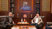 Şehit Astsubay Nuri Özcan’ın babası Mehmet Özcan’dan Rektör Kırışık’a anlamlı ziyaret