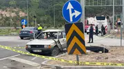 Troya Tüneli girişinde feci kaza: Otobüsle çarpışan otomobildeki iki kişi yaşamını yitirdi
