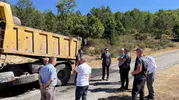 Şaphane'de köy yollarında ulaşım güvenliği için kritik dokunuş