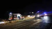 Gülşehir yolunda feci kaza: Kontrolden çıkan otomobil şarampole uçtu