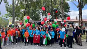 Samsun'da gökyüzü Gazze'deki çocuklar için umutla renklendi