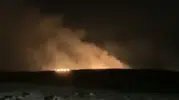 Yukarıalagöz köyünde rüzgarla yayılan arazi yangını korku dolu anlar yaşattı
