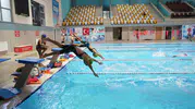Muş’un havuzlarında olimpiyat hayali: Genç yüzücüler madalya için kulaç atıyor