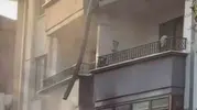 Bursa'da şarj istasyonunda başlayan yangın konuta sıçradı