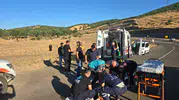 Bingöl'de kontrolden çıkan kamyonet şarampole devrildi: 3 yaralı