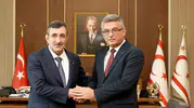 Cumhurbaşkanı Yardımcısı Cevdet Yılmaz Lefkoşa'da kritik temaslarda bulundu