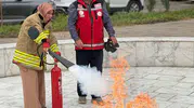 Düzce'de kamu personeli yangınla mücadele için sahaya indi