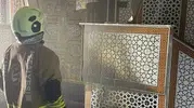 Hatay Kırıkhan'daki camide çıkan yangın korkuttu