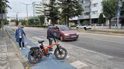 Vişnelik'te yaya geçidini kullanan bisikletli otomobilin çarpması sonucu yaralandı