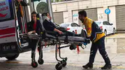 İnegöl'de trafik ışığı bekleyen araçlara arkadan çarptı: 2 yaralı