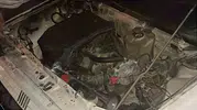 Karaman'da seyir halindeki otomobilin motoru aniden alev aldı