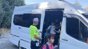 Çemişgezek'te okul yolları mercek altında: Servis araçlarına sıkı denetim