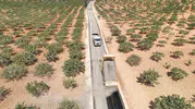 Birecik'te 21 mahalleyi birbirine bağlayan 40 kilometrelik dev yol yenileniyor