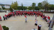 Samsun'da özel öğrenciler yeni eğitim yılına davul zurna eşliğinde merhaba dedi