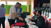 Yüksekova'da yüz öğrencinin okul heyecanına İyilik Çantası desteği