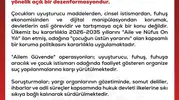 DMM'den Ailem Güvende operasyonlarına yönelik iddialara sert yanıt: Hedefimiz suç yapılanmaları