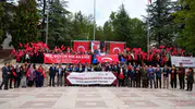 Bilecik'te 19 Eylül Gaziler Günü için anlamlı buluşma: Gençler ve gaziler omuz omuza