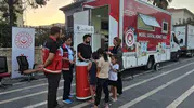 Cizre'de sosyal hizmetler mobil araçla vatandaşın ayağına gitti