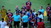 Düzce'de gergin final: Hakeme yabancı madde isabet edince maç yarıda kaldı