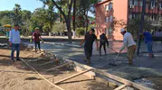 Yenipazar'da çehre değişiyor: Atatürk Parkı'na yeni spor sahaları kuruluyor