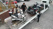 Bolvadin trafiğinde motosiklet denetimi: 41 araçtan 36'sı plakasız çıktı