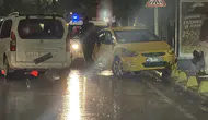 Eskişehir’de Sağanak Yağış ve Kayganlaşan Yol Kazaya Neden Oldu