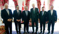 Cumhurbaşkanı Erdoğan, 4 futbol kulübün başkanını kabul etti