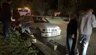 Eskişehir’de Kaygan Yolda Kontrolden Çıkan Araç Karşı Şeride Geçti