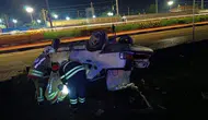 İskenderun'da kontrolden çıkan otomobil takla attı: 3 yaralı