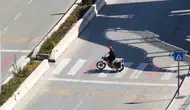 Dron destekli takipte yakayı ele verdi: Çalıntı motosikletle kaçış girişimi pahalıya patladı