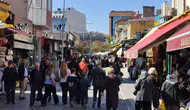 Eskişehir'de güneşli havayı gören kendini Hamam Yolu'na attı