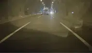 Bolu Dağı Tüneli'nde dehşet anları: Çarptığı otomobili takla attırıp kaçtı