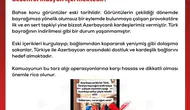 Azerbaycan'da bayrak provokasyonu iddiasına resmi yalanlama geldi