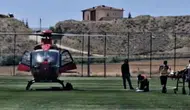 Darende'de acil müdahale: 20 yaşındaki genç hasta hava ambulansıyla taşındı