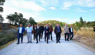 Demirci'de 12 mahalleyi birbirine bağlayan 46 kilometrelik ulaşım hattı yenilendi