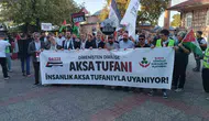 Bursa sokaklarında Filistin için yükselen ses: Aksa Tufanı yürüyüşü