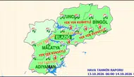 Tunceli ve çevre illerde meteorolojik alarm: Kuvvetli yağış ve toz taşınımı uyarısı