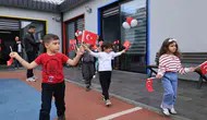 Fuat Attaroğlu Çocuk Kütüphanesi'nde 29 Ekim coşkusu mehter marşlarıyla yükseldi