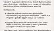Zonguldak'ta şiddetli yağış uyarısı: Okullara bir gün ara verildi